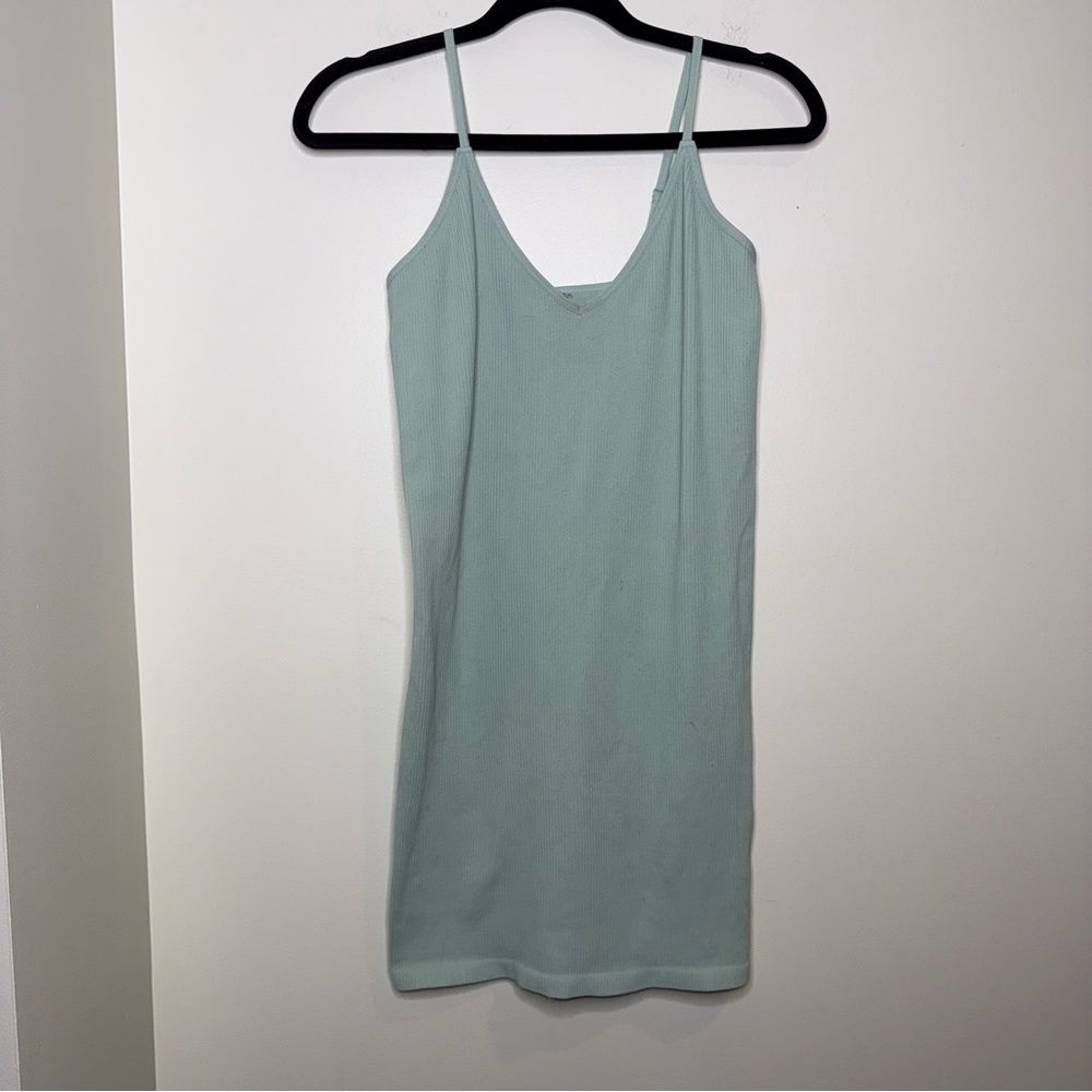 🖤Garage Bungee Bodycon Strap Dress - Teal Mint - Picture 2 of 5